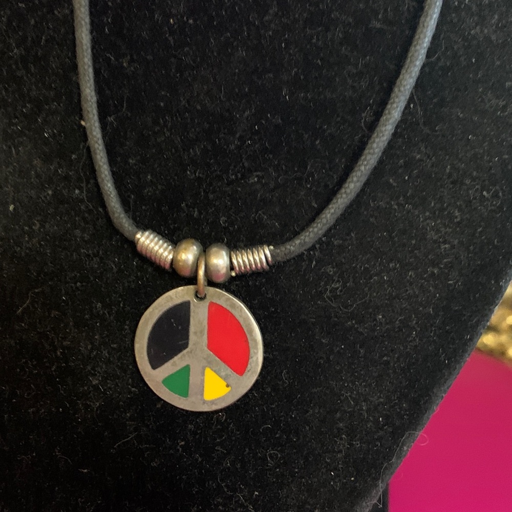 Peace Symbol Pendant Necklace